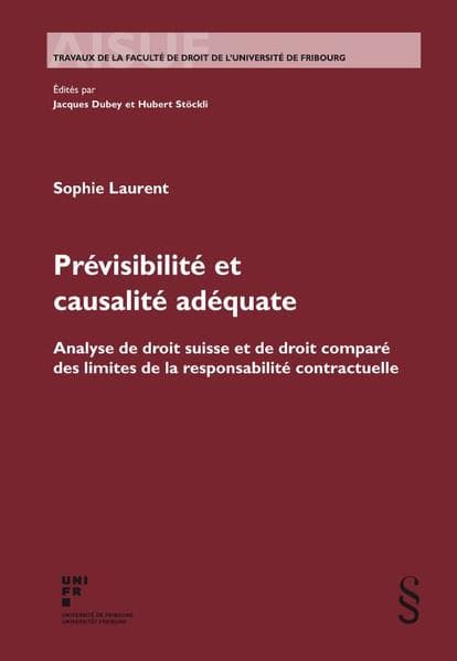 Prévisibilité et causalité adéquate
