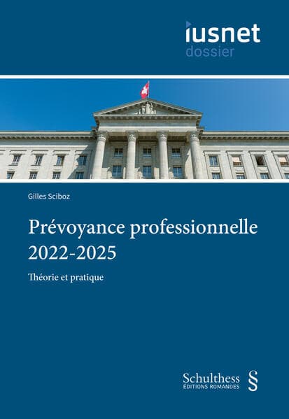 Prévoyance professionnelle 2022-2025