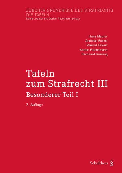 Tafeln zum Strafrecht III