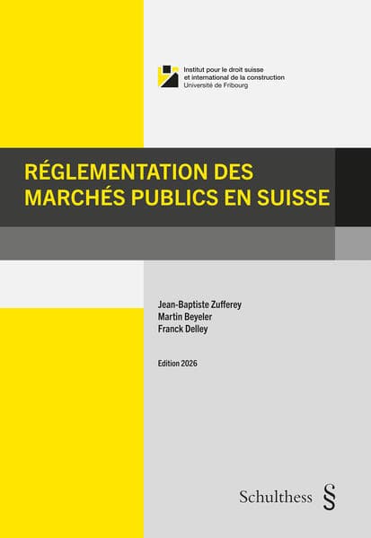 Réglementation des marchés publics en Suisse