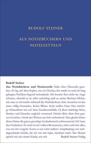 Aus Notizbüchern und Notizzetteln