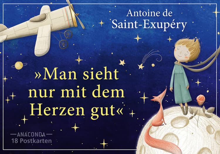 Postkarten-Set Antoine de Saint-Exupéry