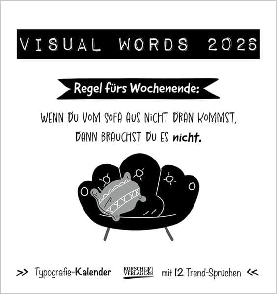 Visual Words Black 2026
