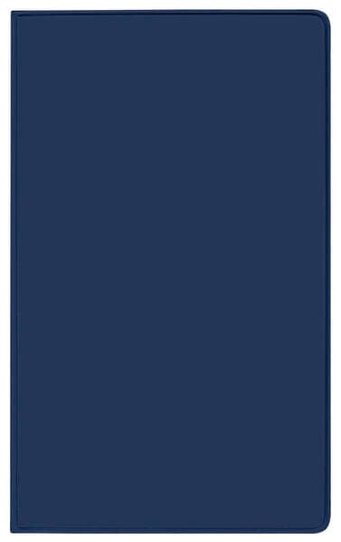 Taschenkalender Pluto geheftet PVC blau 2026