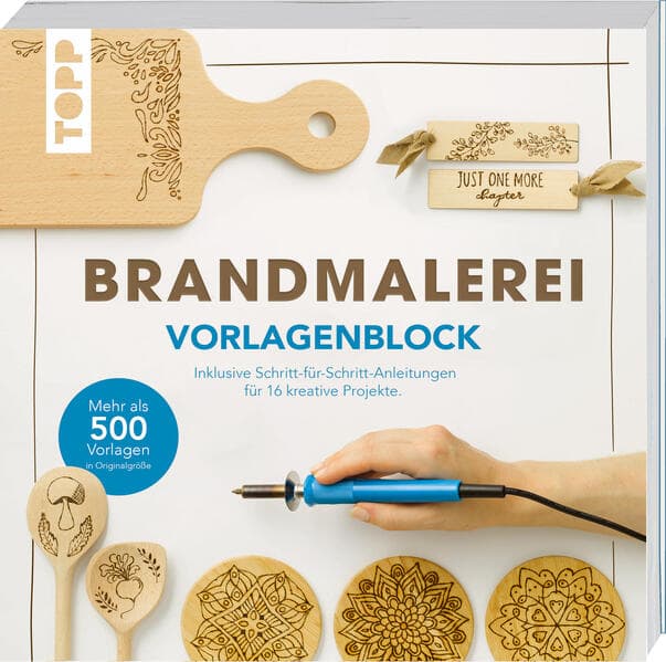 Brandmalerei. Vorlagenblock. Mehr als 500 Vorlagen in Originalgröße