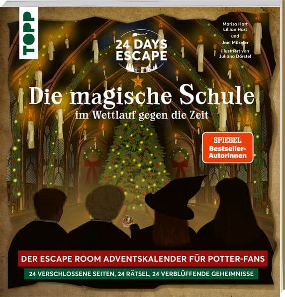 24 DAYS ESCAPE – Der Escape Room Adventskalender für Potter-Fans: Im Wettlauf gegen die Zeit
