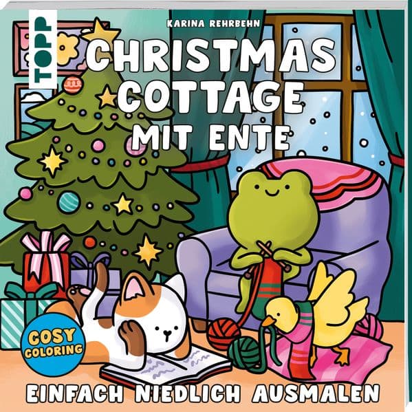 Cosy Coloring - Christmas Cottage mit Ente
