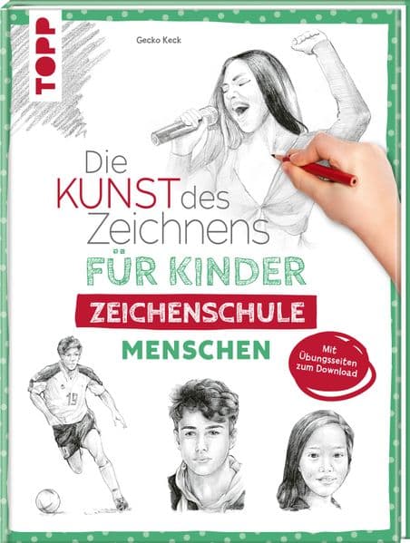 Die Kunst des Zeichnens für Kinder Zeichenschule - Menschen