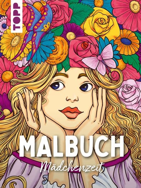 Malbuch Mädchenzeit