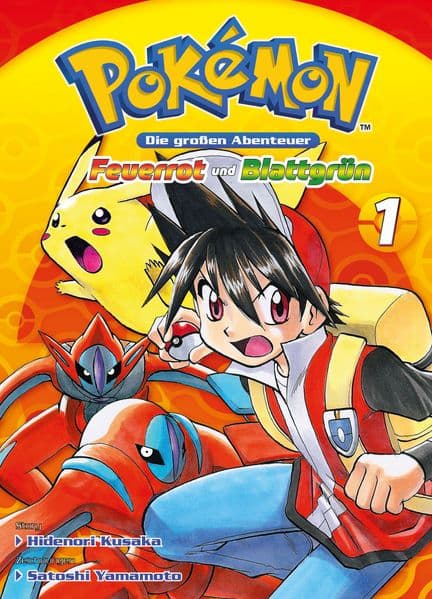 Pokémon - Die großen Abenteuer: Feuerrot und Blattgrün 01 (inklusive limitierter Acryl-Figur)