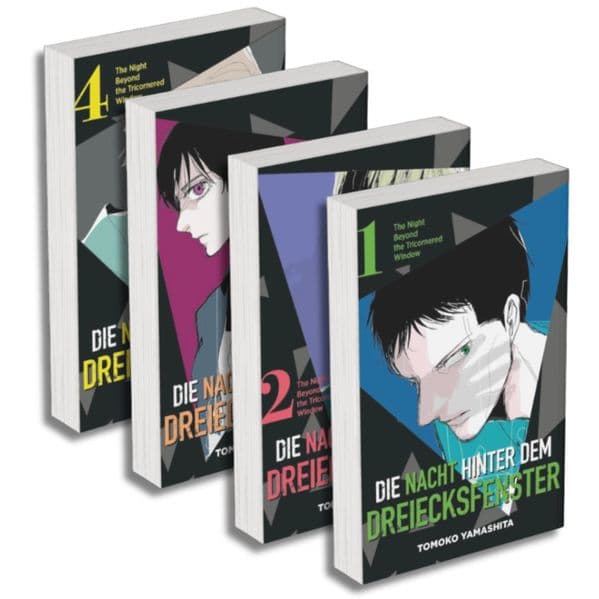 Die Nacht hinter dem Dreiecksfenster – The Night Beyond the Tricornered Window: Manga Pack 1 (Band 1-4)