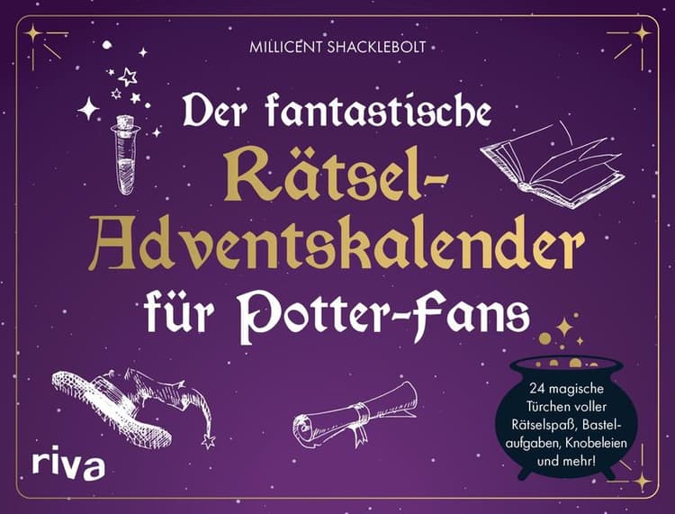 Der fantastische Rätsel-Adventskalender für Potter-Fans
