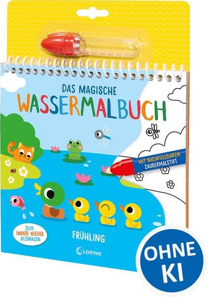 Das magische Wassermalbuch - Frühling