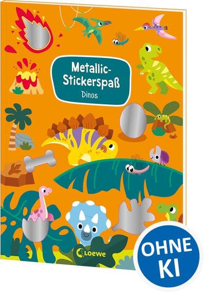 Metallic-Stickerspaß - Dinos