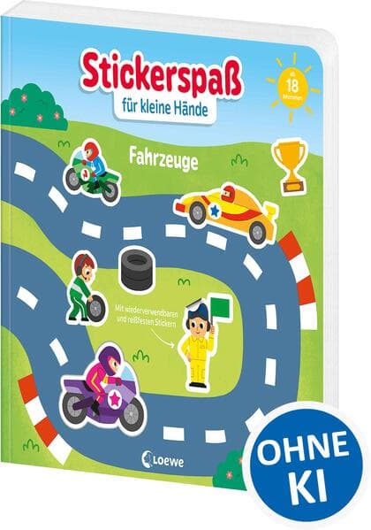 Stickerspaß für kleine Hände - Fahrzeuge