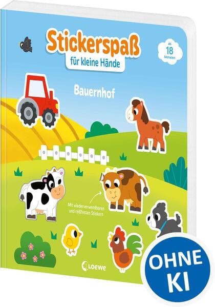 Stickerspaß für kleine Hände - Bauernhof