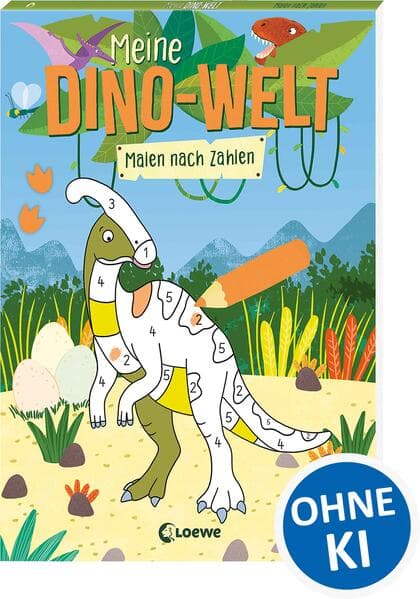 Meine Dino-Welt - Malen nach Zahlen