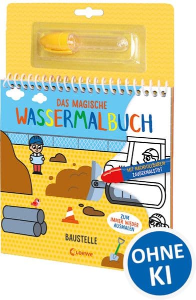 Das magische Wassermalbuch - Baustelle