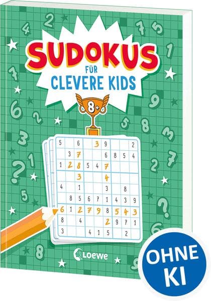 Sudokus für clevere Kids 8+ [grün]