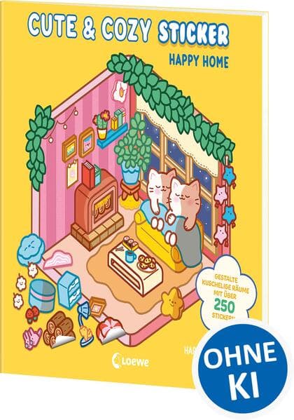 Cute & Cozy Sticker - Happy Home