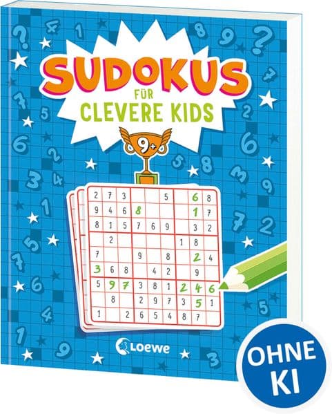 Sudokus für clevere Kids 9+ [blau]