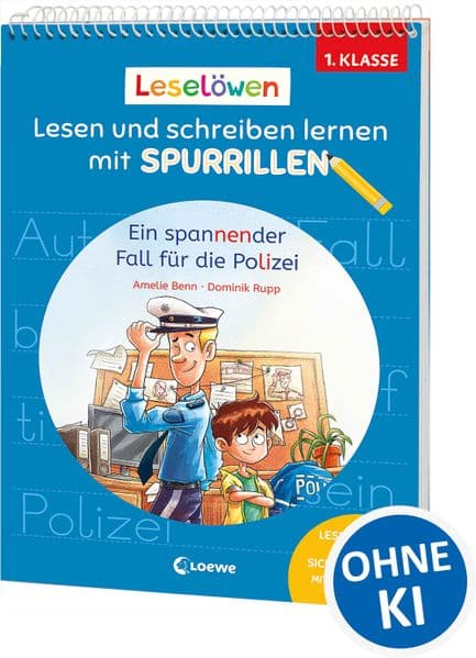 Leselöwen - Lesen und schreiben lernen mit Spurrillen - Ein spannender Fall für die Polizei