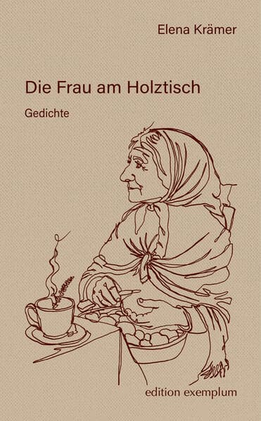 Die Frau am Holztisch