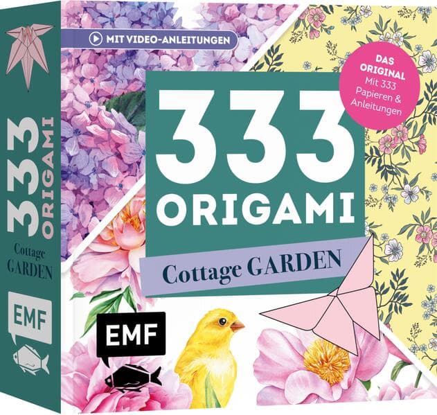 333 Origami – Cottage Garden – Wunderschöne Papiere falten für Blumen-Fans