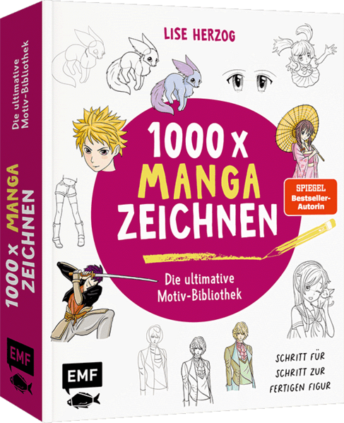 Die ultimative Motiv-Bibliothek – 1000 x Manga zeichnen