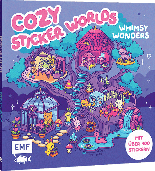 Cozy Sticker Worlds – Whimsy Wonders