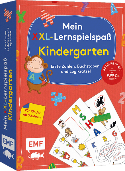 Mein XXL-Lernspielspaß: Kindergarten