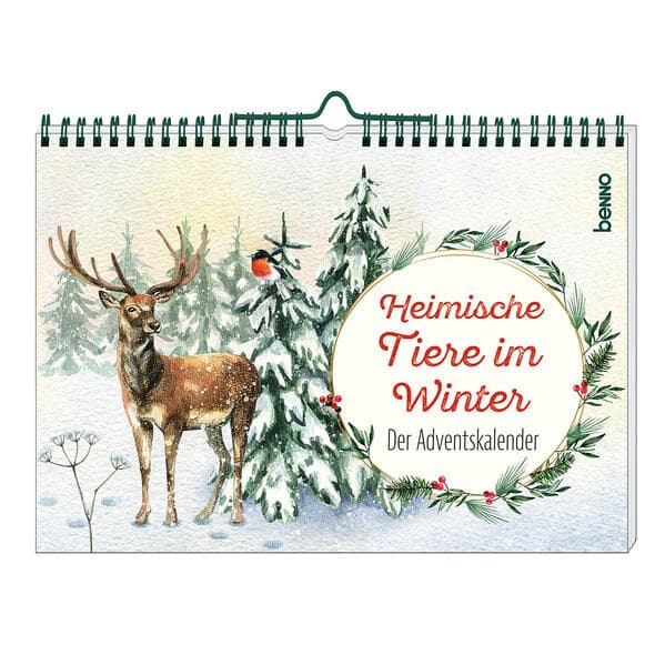 Heimische Tiere im Winter - der Adventskalender