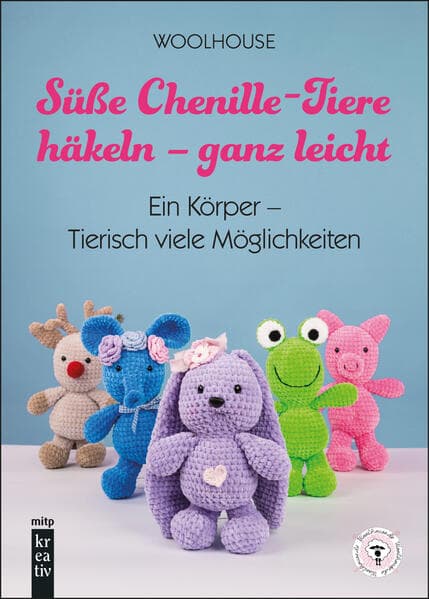 Süße Chenille-Tiere häkeln – ganz leicht