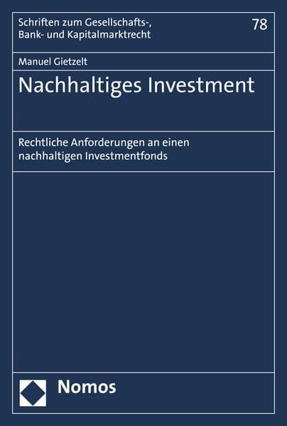 Nachhaltiges Investment