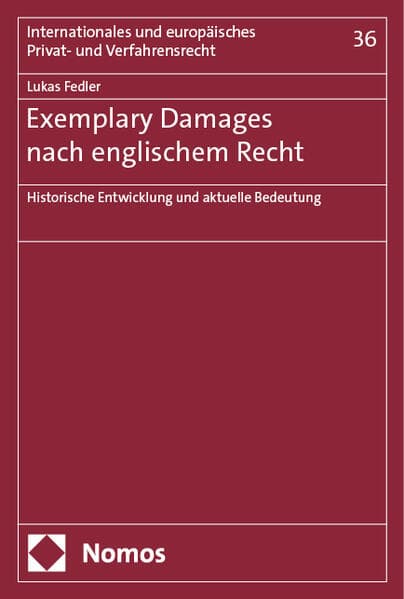 Exemplary Damages nach englischem Recht
