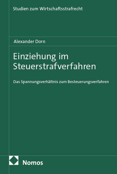Einziehung im Steuerstrafverfahren