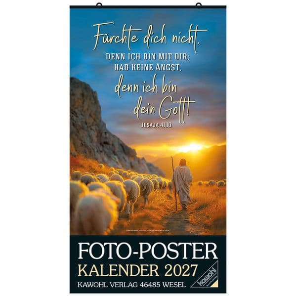 Foto-Poster-Kalender 2027 - gerollt