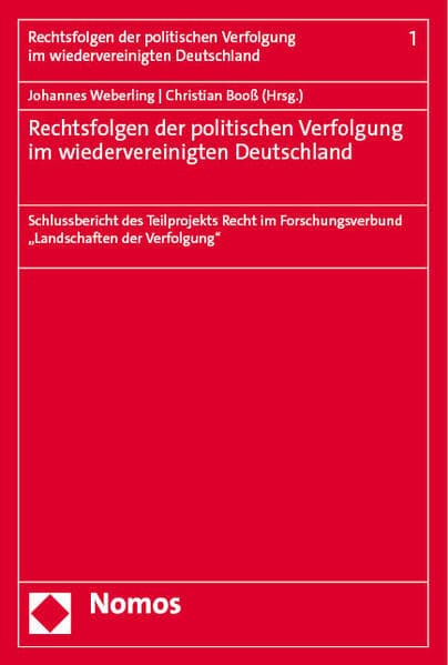Rechtsfolgen der politischen Verfolgung im wiedervereinigten Deutschland