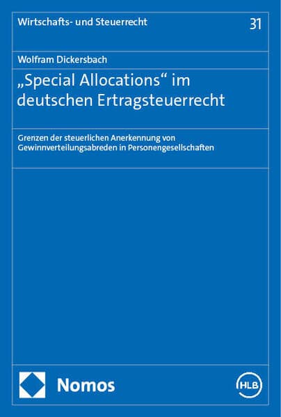 „Special Allocations" im deutschen Ertragsteuerrecht