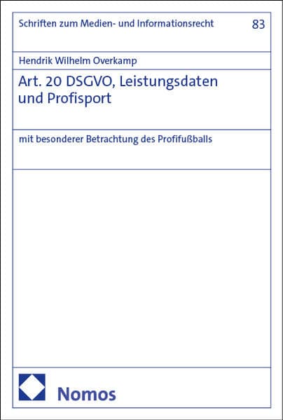 Art. 20 DSGVO, Leistungsdaten und Profisport