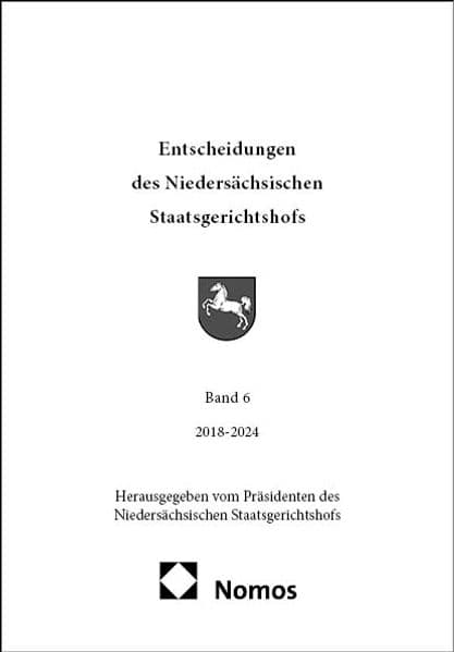Entscheidungen des Niedersächsischen Staatsgerichtshofs