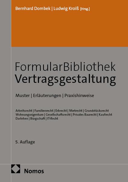 FormularBibliothek Vertragsgestaltung