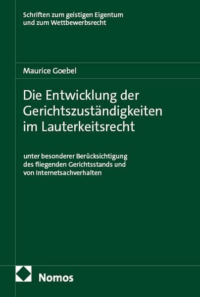 Die Entwicklung der Gerichtszuständigkeiten im Lauterkeitsrecht