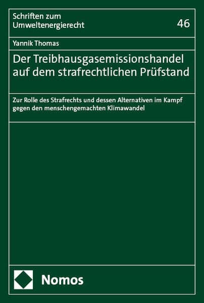 Der Treibhausgasemissionshandel auf dem strafrechtlichen Prüfstand