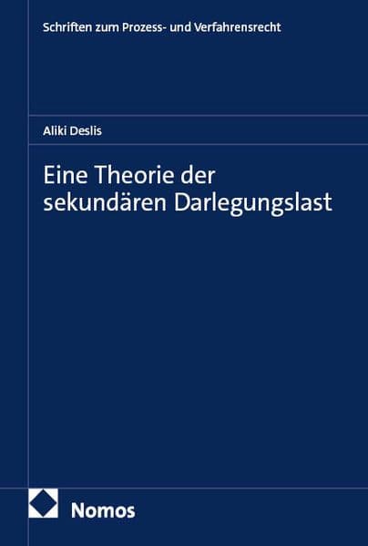 Eine Theorie der sekundären Darlegungslast