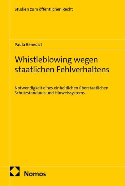 Whistleblowing wegen staatlichen Fehlverhaltens