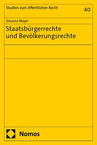 Staatsbürgerrechte und Bevölkerungsrechte
