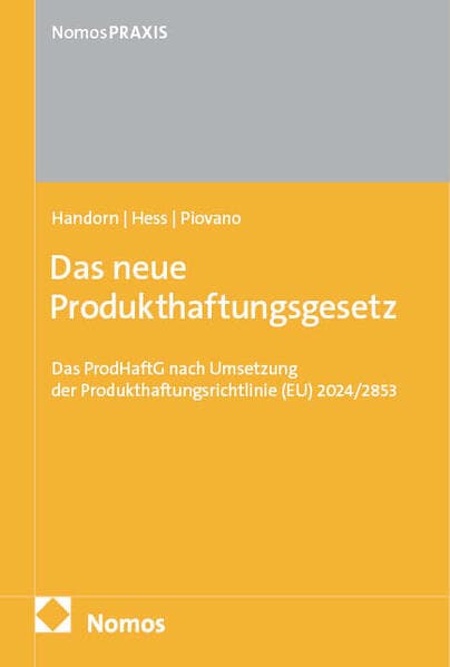 Das neue Produkthaftungsgesetz