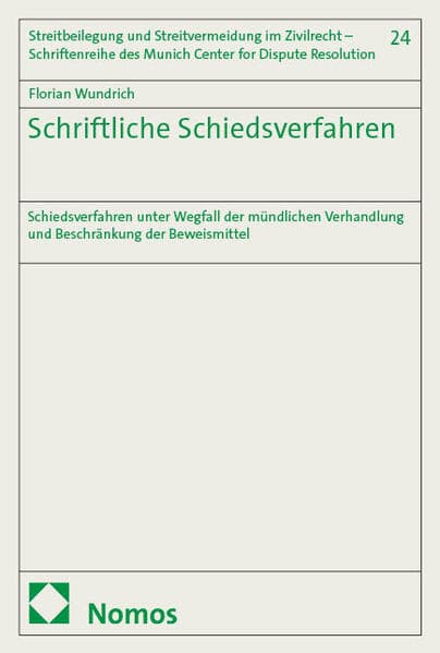 Schriftliche Schiedsverfahren