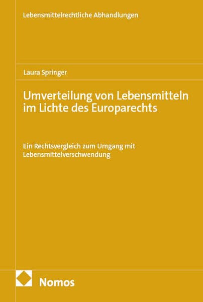 Umverteilung von Lebensmitteln im Lichte des Europarechts